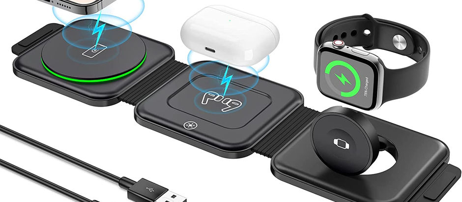 Only on Amazon! Check out the great deal on this 3-in-1 Charging Station for Apple Products.