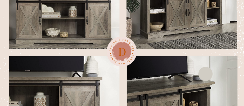 Looking 👀 for a new TV stand to display your big screen for the big game? Check out this great deal