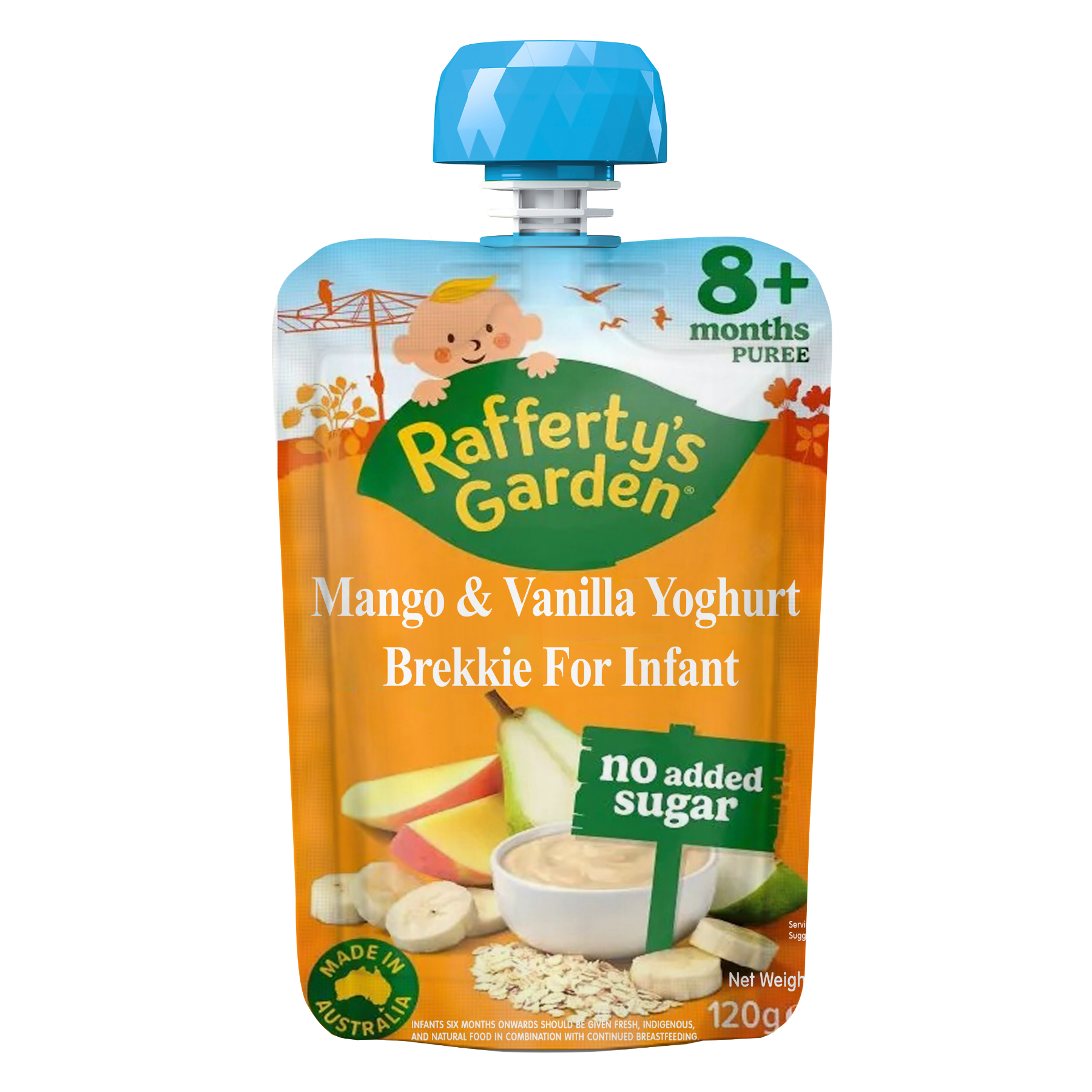 Mango & Vanilla Yoghurt Brekkie  120G - 6 Pcs