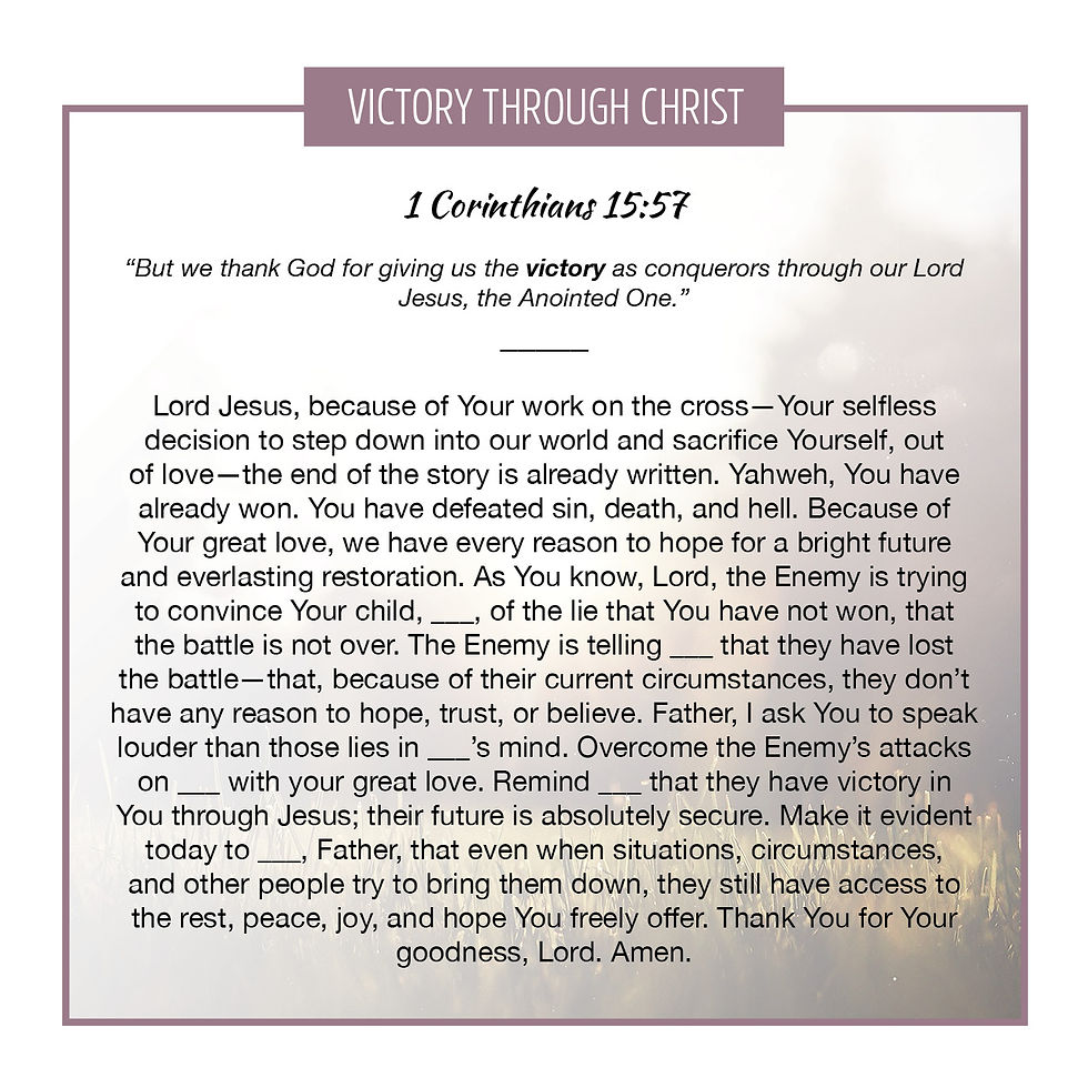 Victory Through Christ