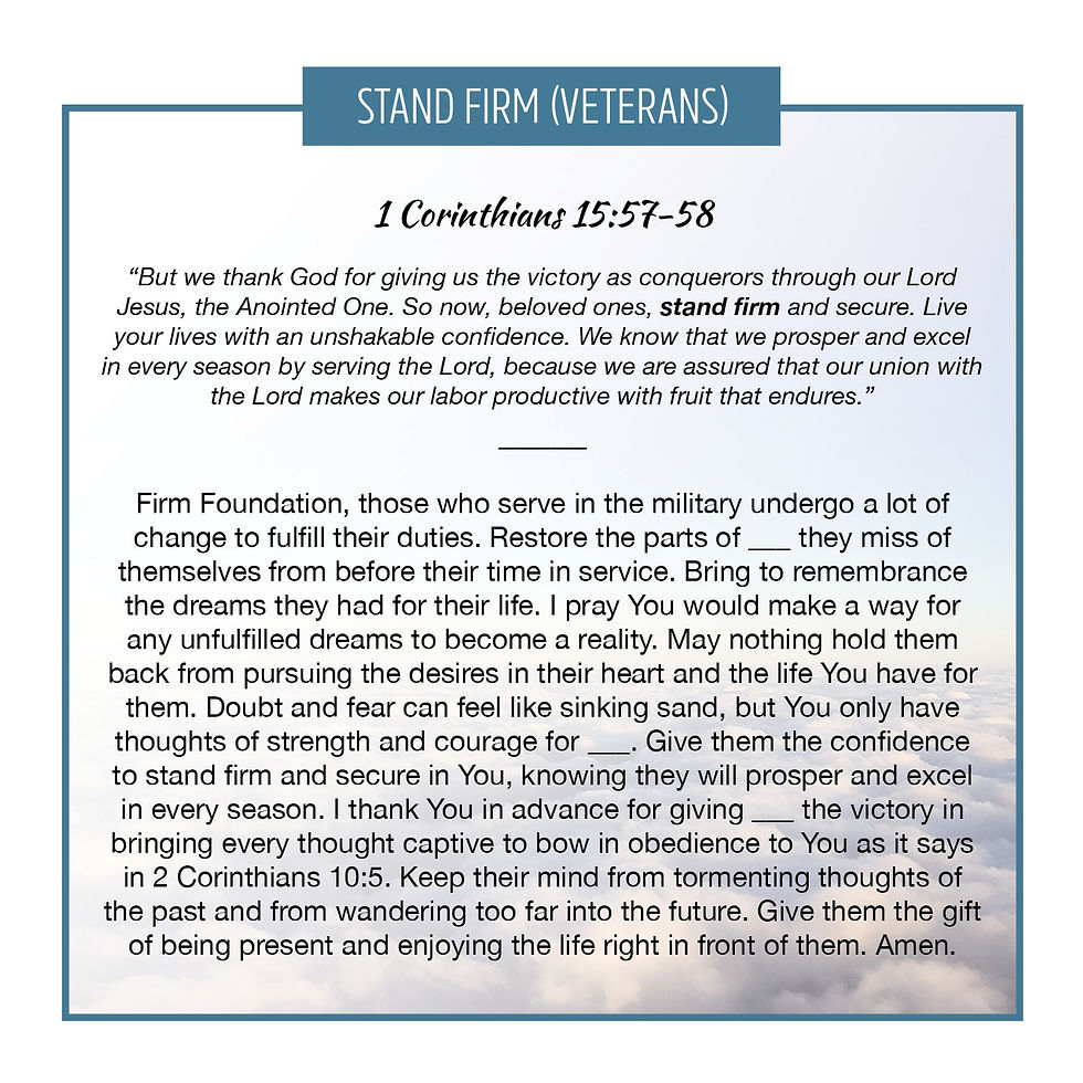 Thumbnail: Stand Firm (Veterans)