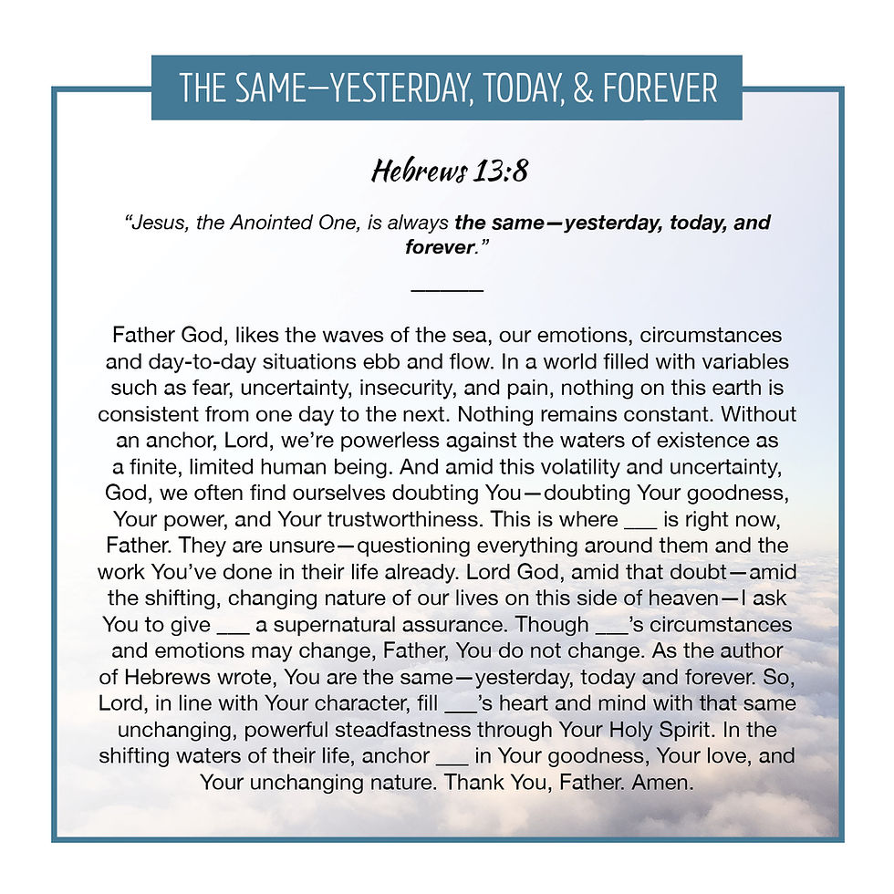 Thumbnail: The Same—Yesterday, Today, & Forever