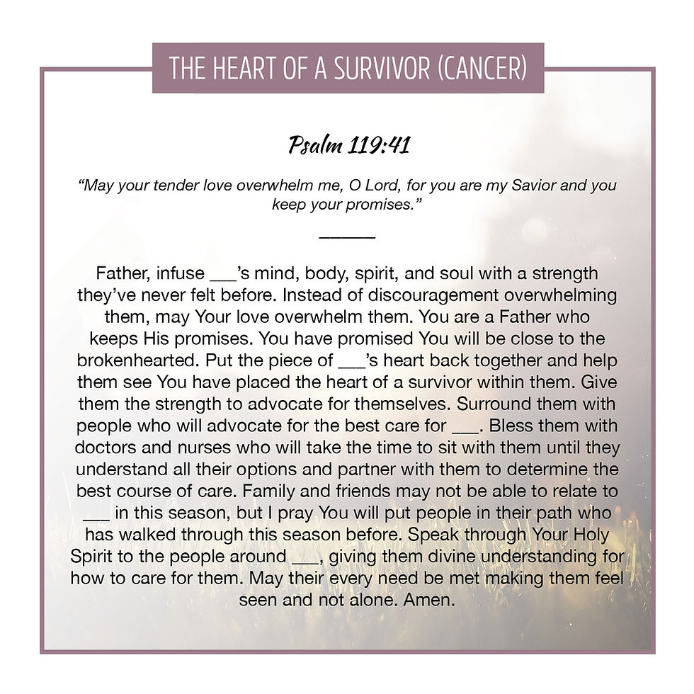 The Heart of a Survivor (Cancer)