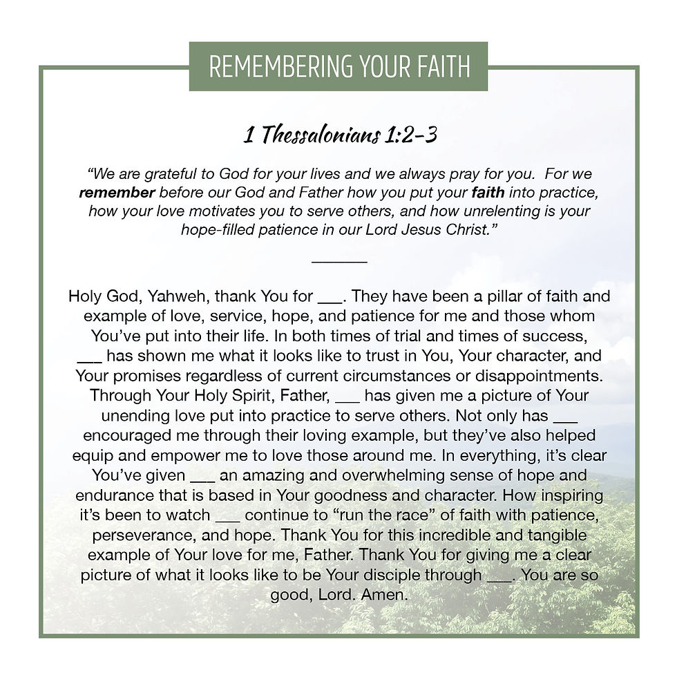 Thumbnail: Remembering Your Faith (Gratitude)