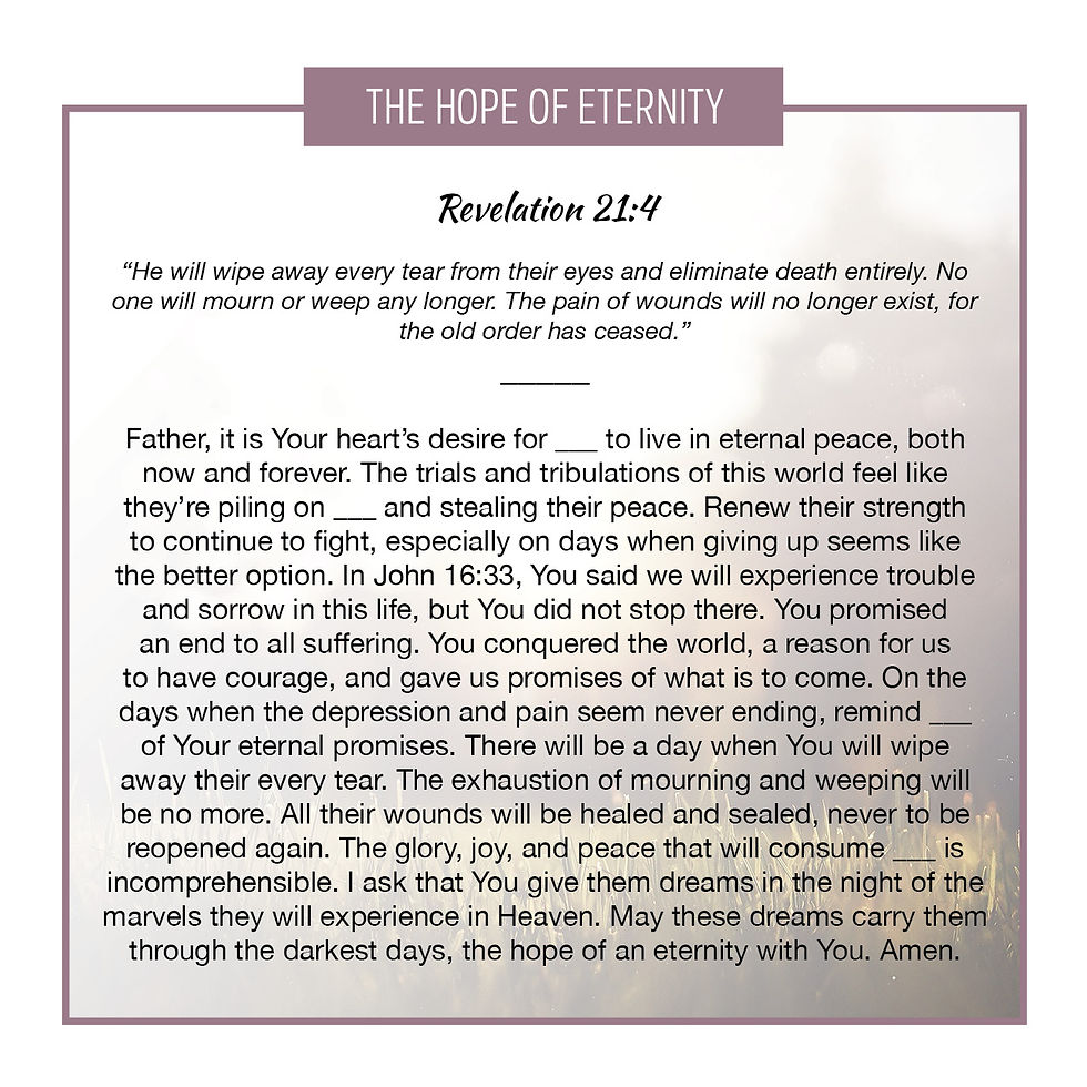 The Hope of Eternity (Depression)