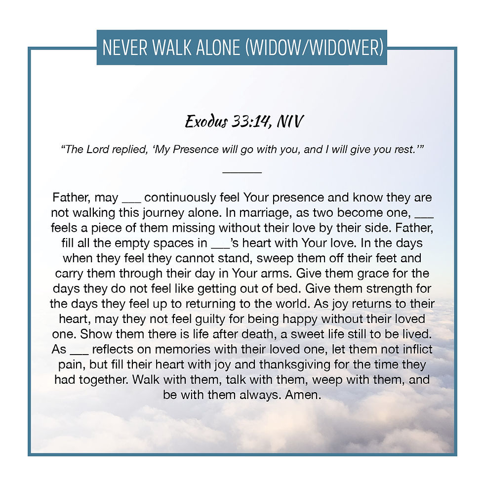 Thumbnail: Never Walk Alone (Widow/Widower)