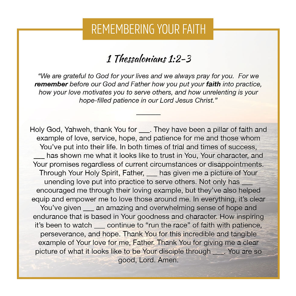 Thumbnail: Remembering Your Faith (Gratitude)