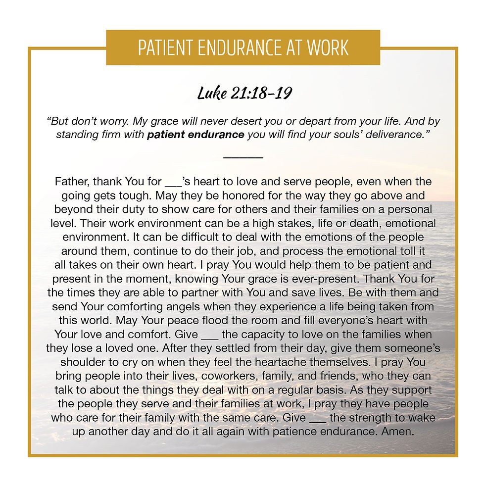 Thumbnail: Patient Endurance at Work (First Responders)
