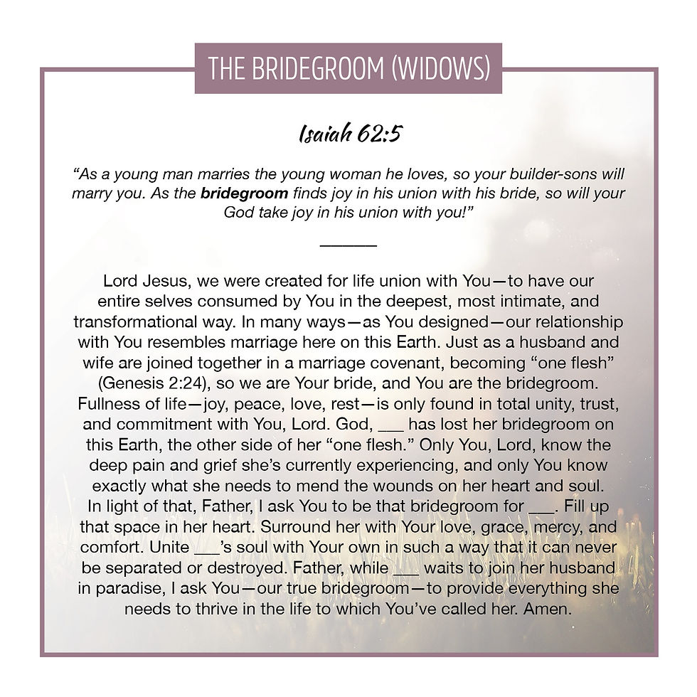 The Bridegroom (Widows)