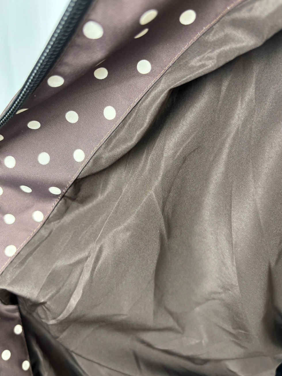 Thumbnail: Puffit Womens Polka Dot Hooded Windbreaker - Crop Zip Up Jacket Size M
