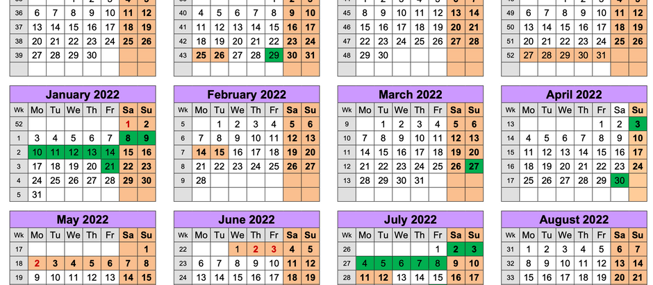 YMA Madrasah Calendar 2021-22