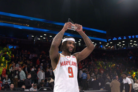 Selton Miguel Leads The Maryland Terrapins To A Victory Over The Syracuse Orange In The Nutrafol Gotham Classic