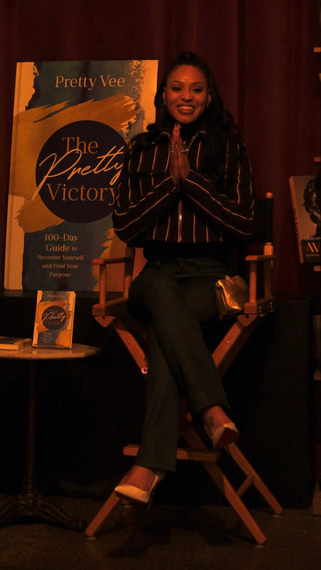 Dr. Pretty Vee Launches New Book "The Pretty Victory: 100-Day Guide to Recenter Yourself and Find Your Purpose