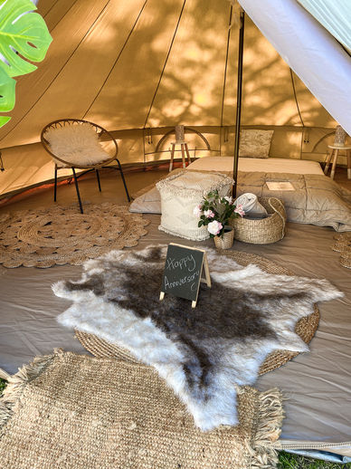 Romantic Glamping tent