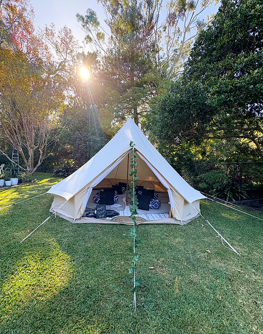 Backyard Winter Boy Sleepover