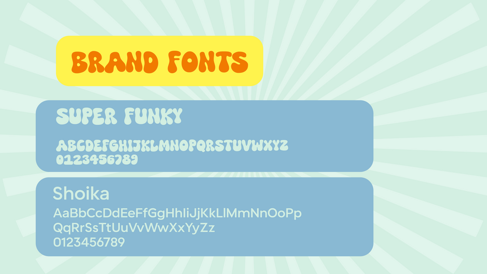 cookie brand typography design for food branding