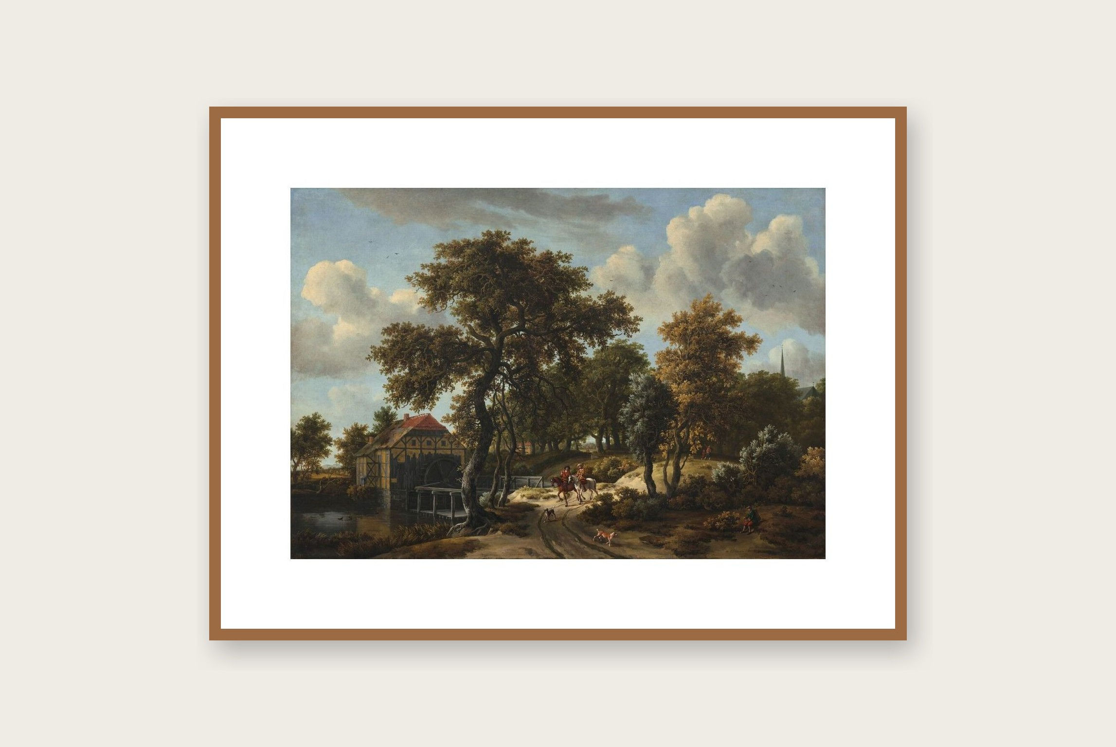 Yolcular - Meindert Hobbema Tablo