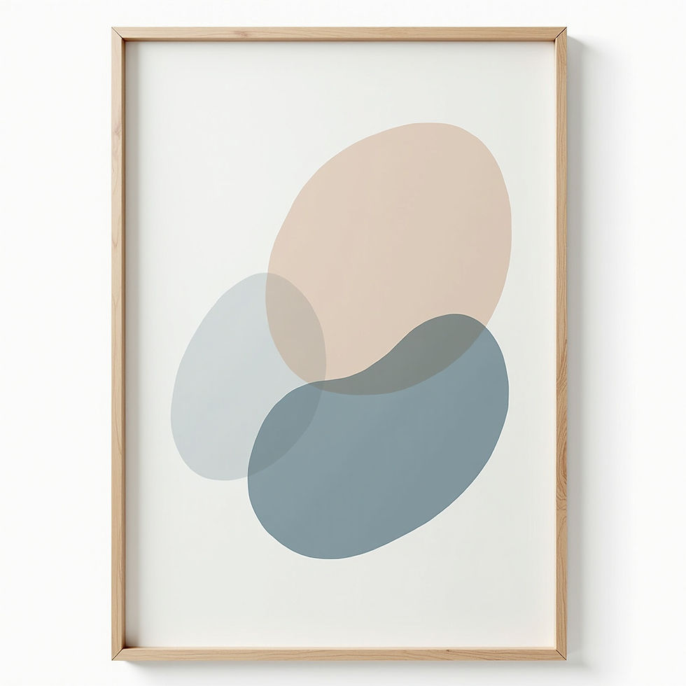 Geometrik Soyut Poster