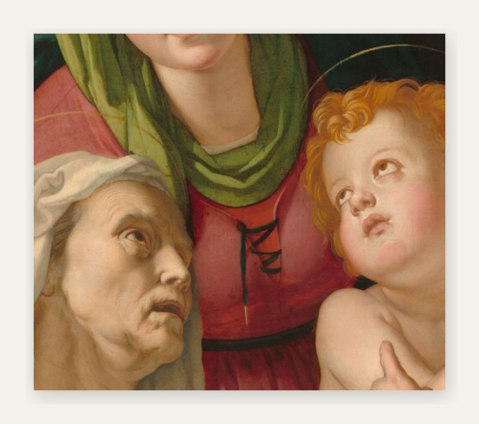 Küçük resim: Kutsal Aile - Agnolo Bronzino Tablo
