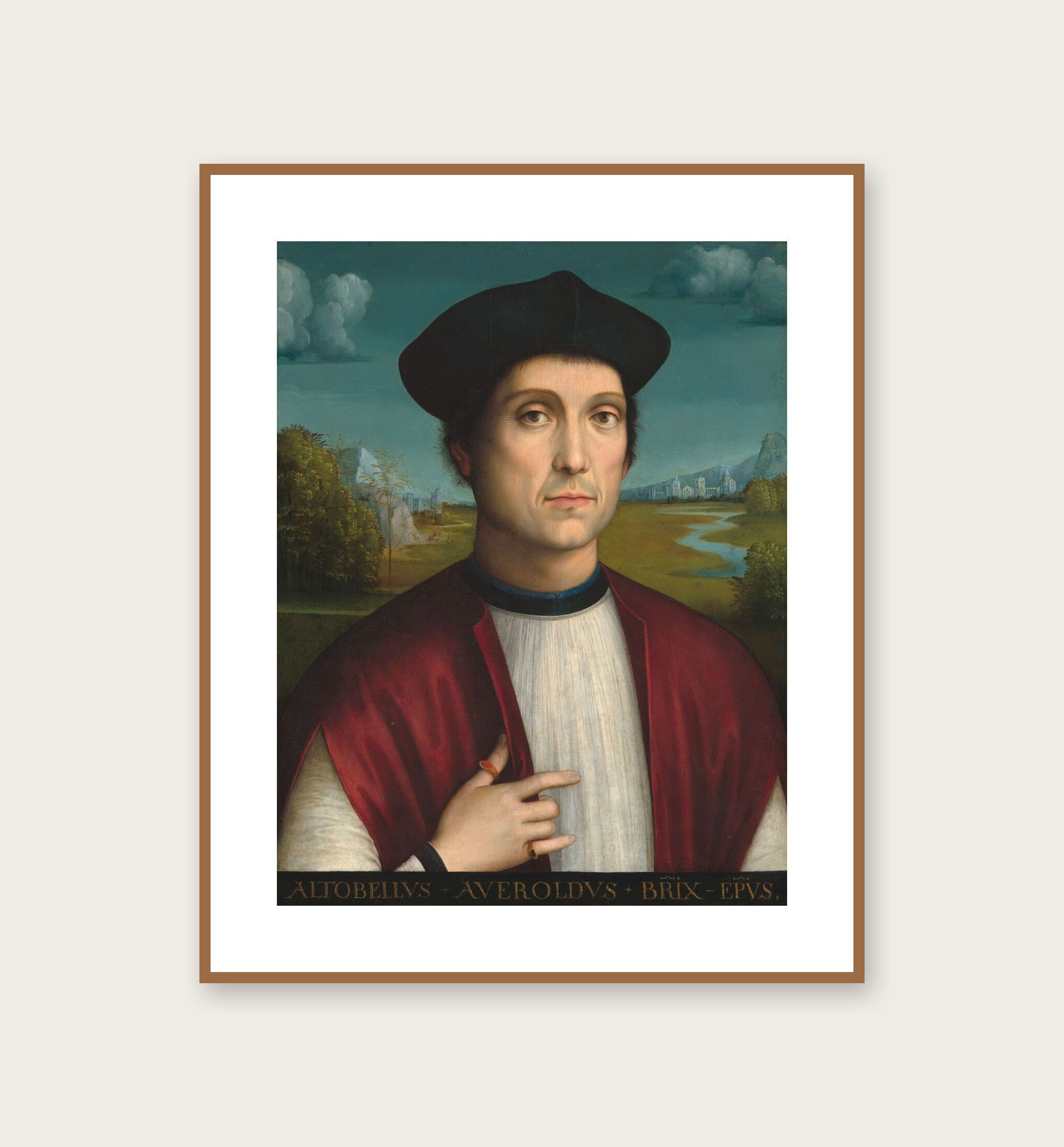 Piskopos Altobello Averoldo Portresi - Francesco Francia Tablo