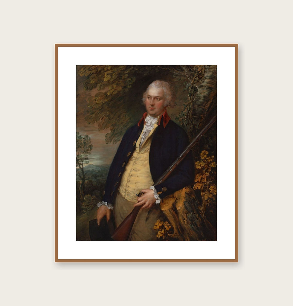 Küçük resim: William Yelverton Davenport - Thomas Gainsborough Tablo