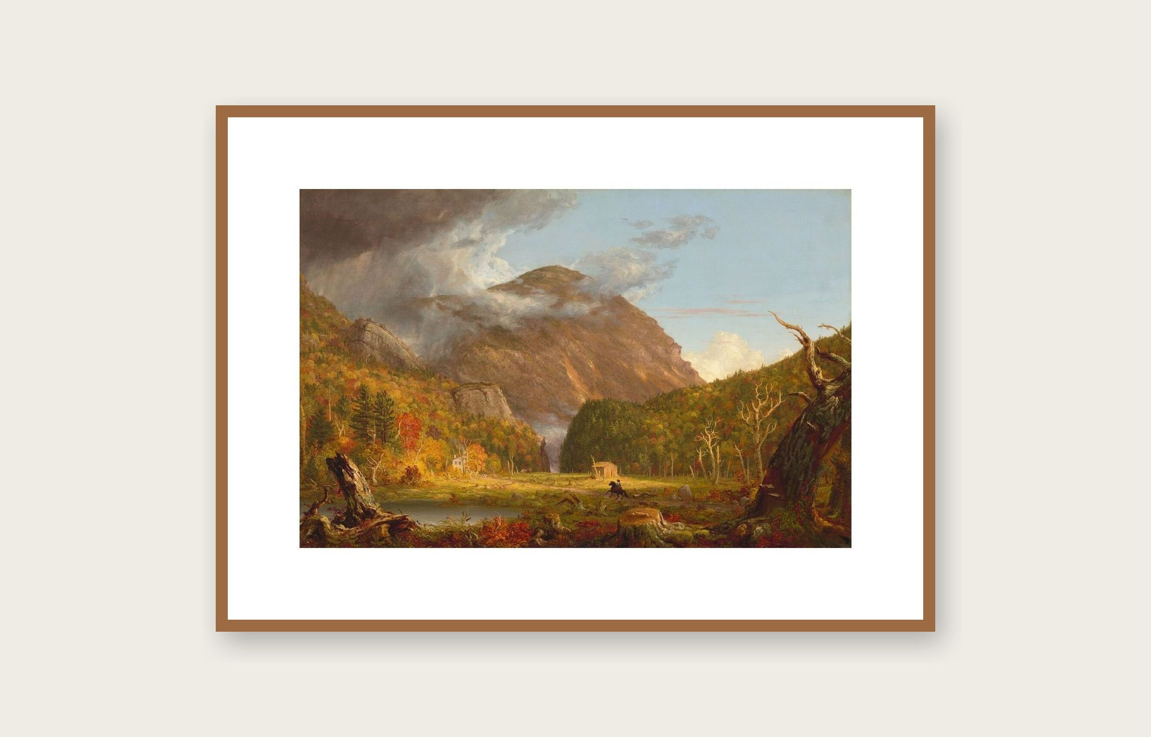 Beyaz Dağlar Geçidi - Thomas Cole Tablo