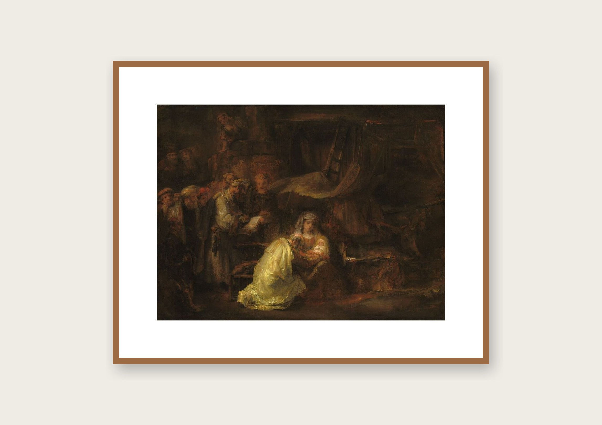 Sünnet - Rembrandt van Rijn Tablo