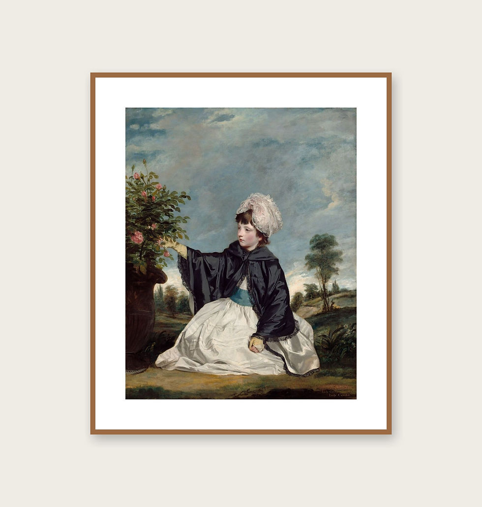 Küçük resim: Lady Caroline Howard - Joshua Reynolds Tablo