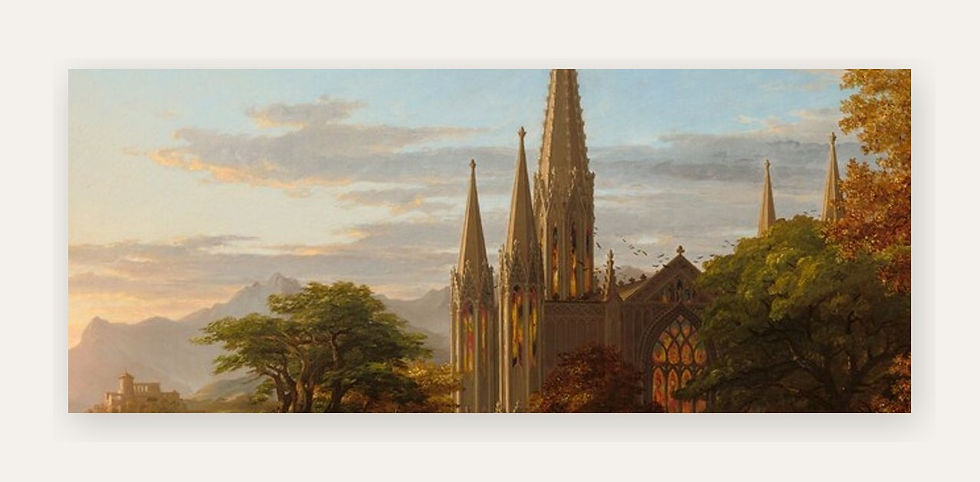 Küçük resim: Dönüş - Thomas Cole Tablo