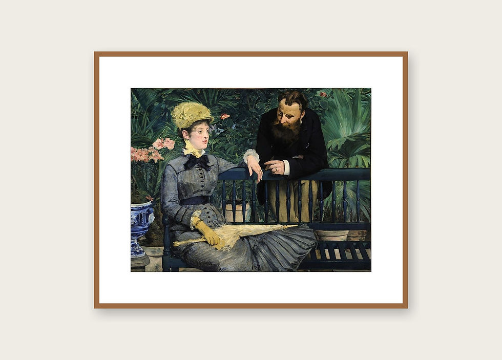 Küçük resim: Serada - Édouard Manet Tablo