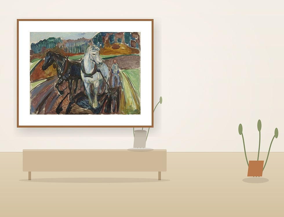 Küçük resim: Edvard Munch - Gizemli Atmosfer Tablo