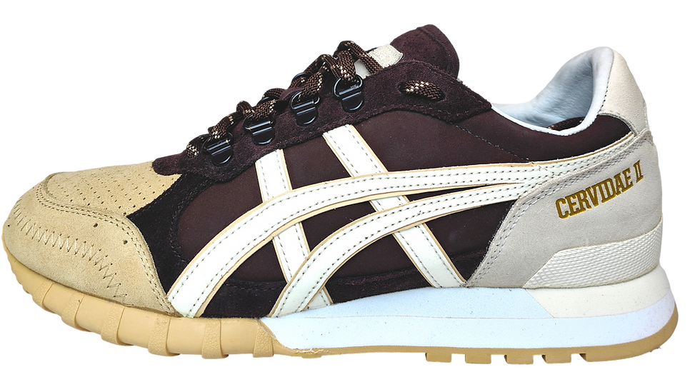 ASICS x WOEI Colorado 85  Cervidae II brown suede and cream leather at streetblossoms.ch