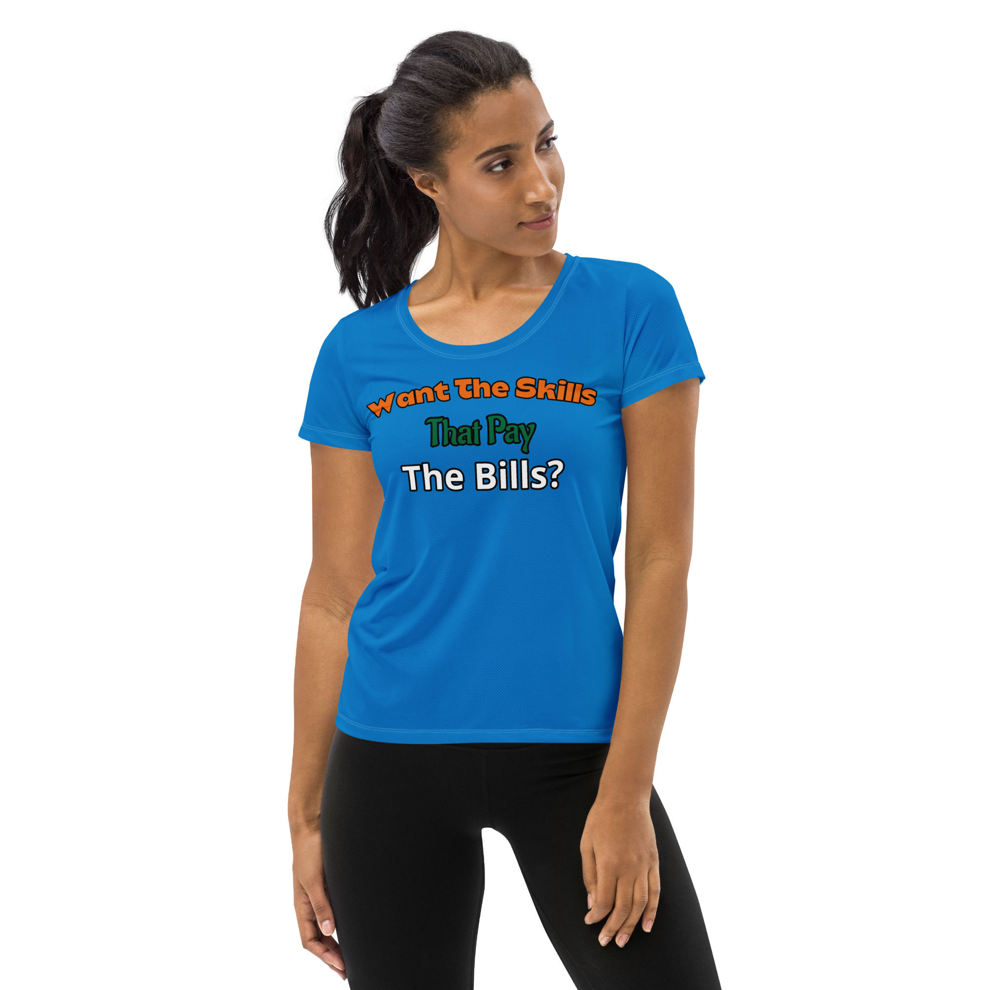Skills to Pay Bills T-Shirt Blue