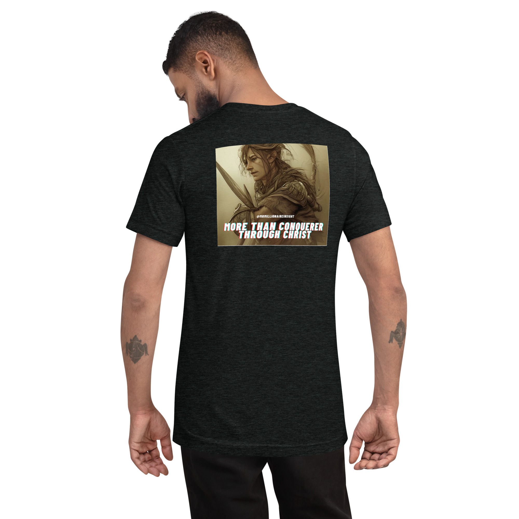 More Than A Conqueror tee Men's