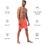 Thumbnail: Orange Fury Men's swim trunks