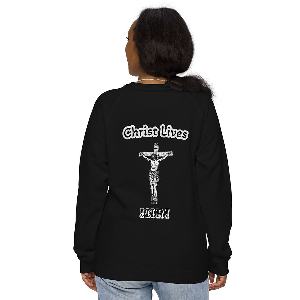 Thumbnail: Christ Lives Unisex organic sweatshirt