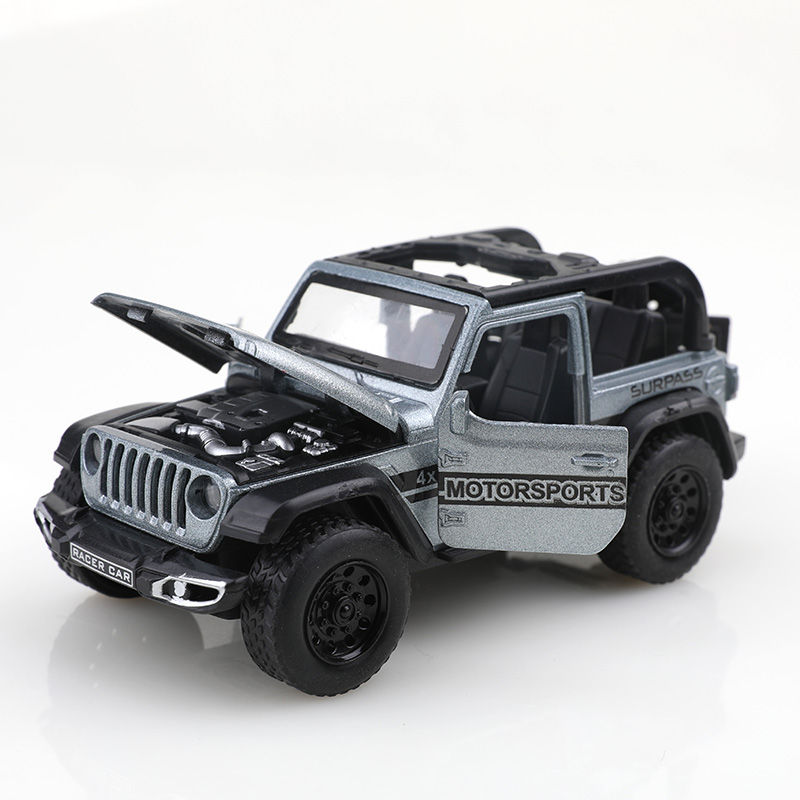 Thumbnail: (Bagged) 1/36 convertible Wrangler off-road vehicle, die-cast metal, boy's toy, 