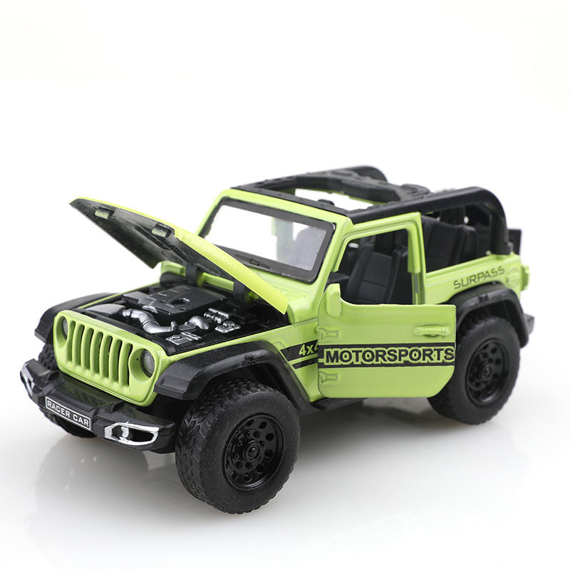 Thumbnail: (Bagged) 1/36 convertible Wrangler off-road vehicle, die-cast metal, boy's toy, 