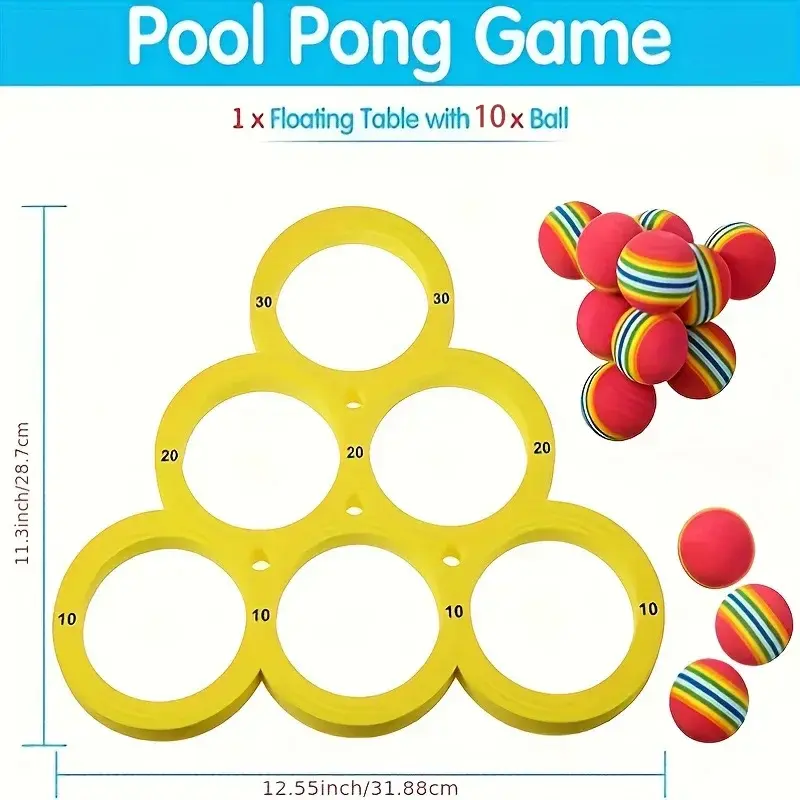 Thumbnail: Fun Splash Christmas Party Sports Floating shower Game Toy - Durable EVA Materia