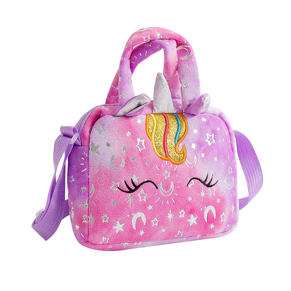 Thumbnail: Fashion Sweet Unicorn Handbags For Girls Cute Kid Crossbody Shoulder Bag Childre