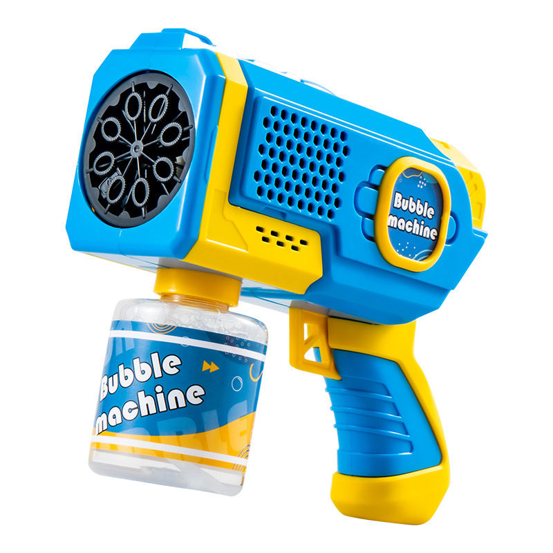 Thumbnail: Space Electric Automatic Bubble Machine Bubble Gun Summer Beach Bathing Outdoor 