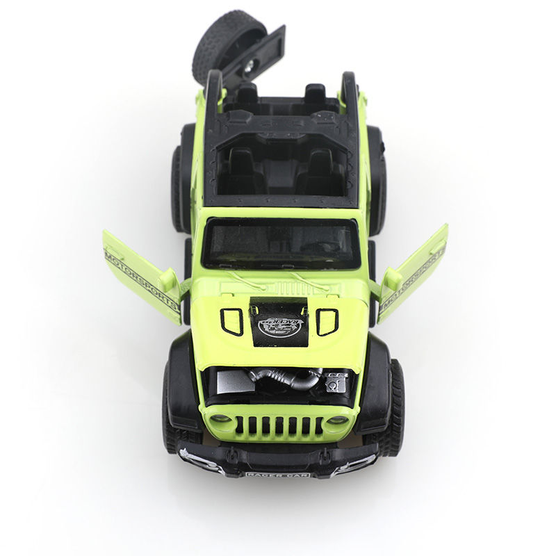 Thumbnail: (Bagged) 1/36 convertible Wrangler off-road vehicle, die-cast metal, boy's toy, 