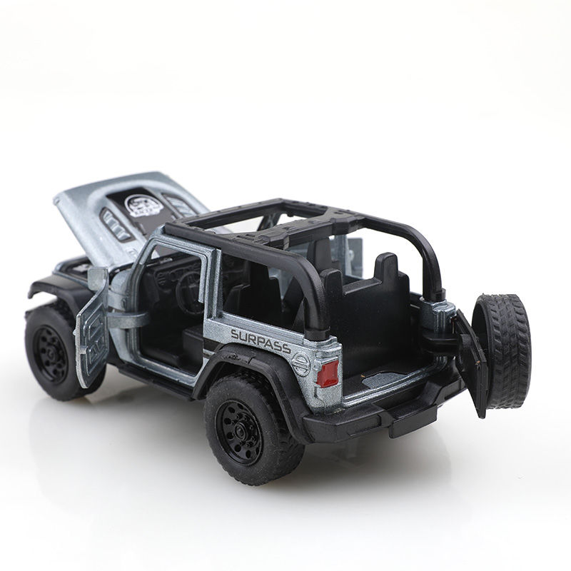 Thumbnail: (Bagged) 1/36 convertible Wrangler off-road vehicle, die-cast metal, boy's toy, 