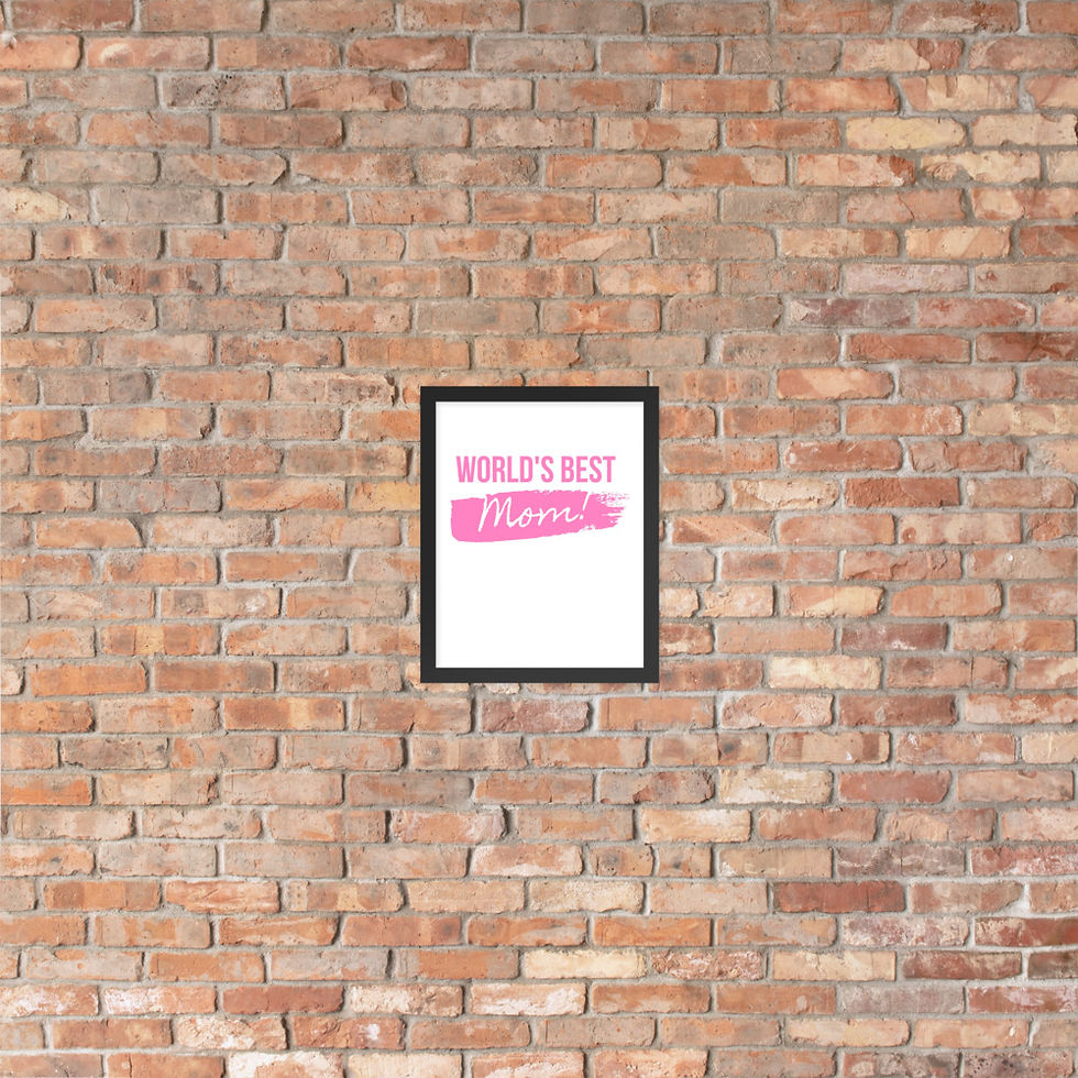 Thumbnail: Framed poster
