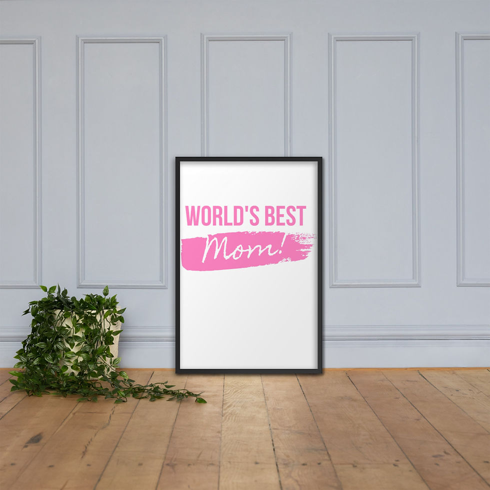 Thumbnail: Framed poster