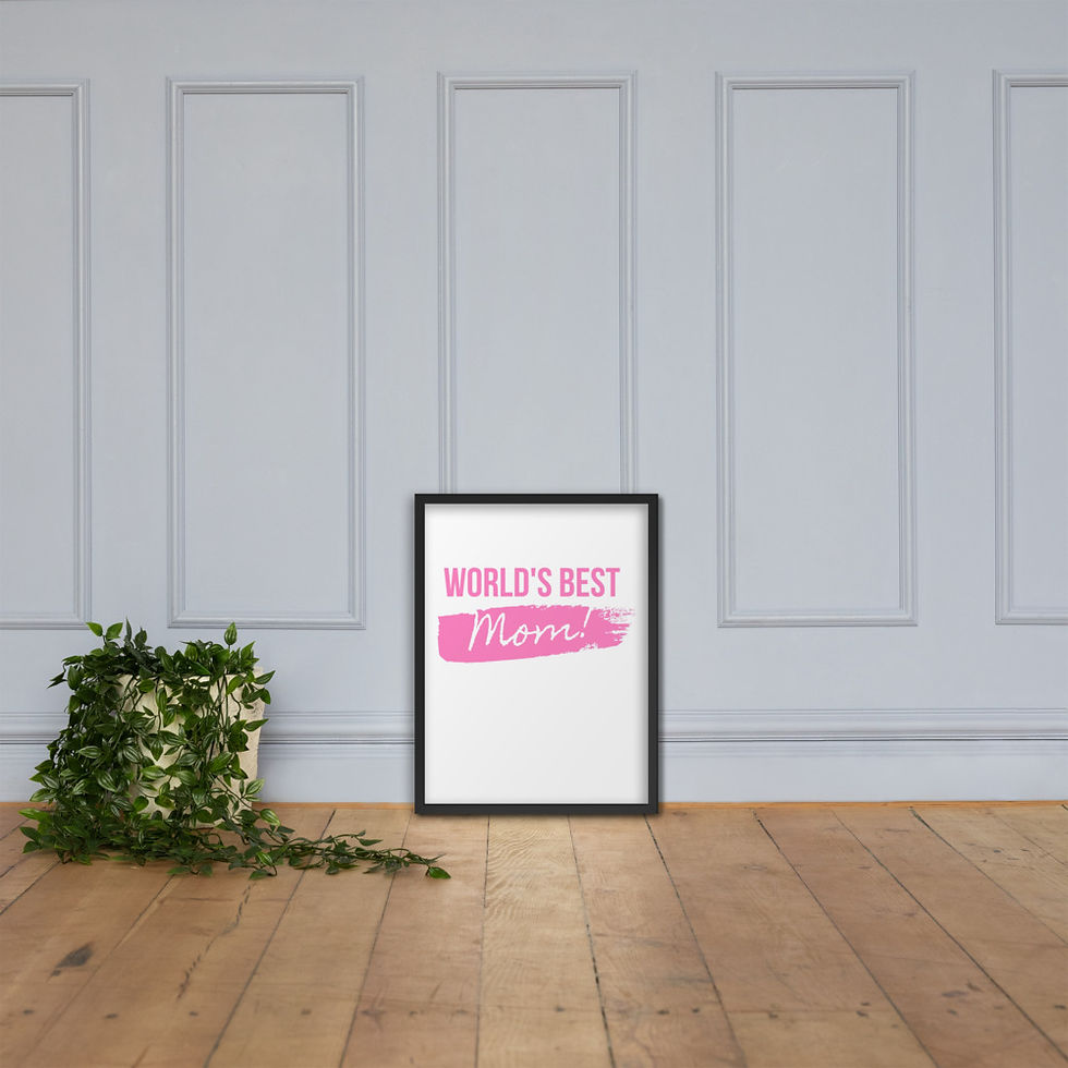 Thumbnail: Framed poster