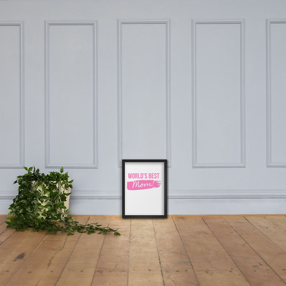 Thumbnail: Framed poster