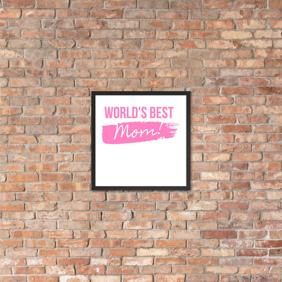 Thumbnail: Framed poster
