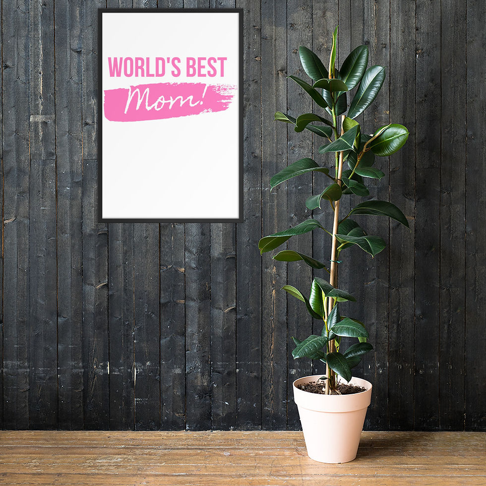 Thumbnail: Framed poster