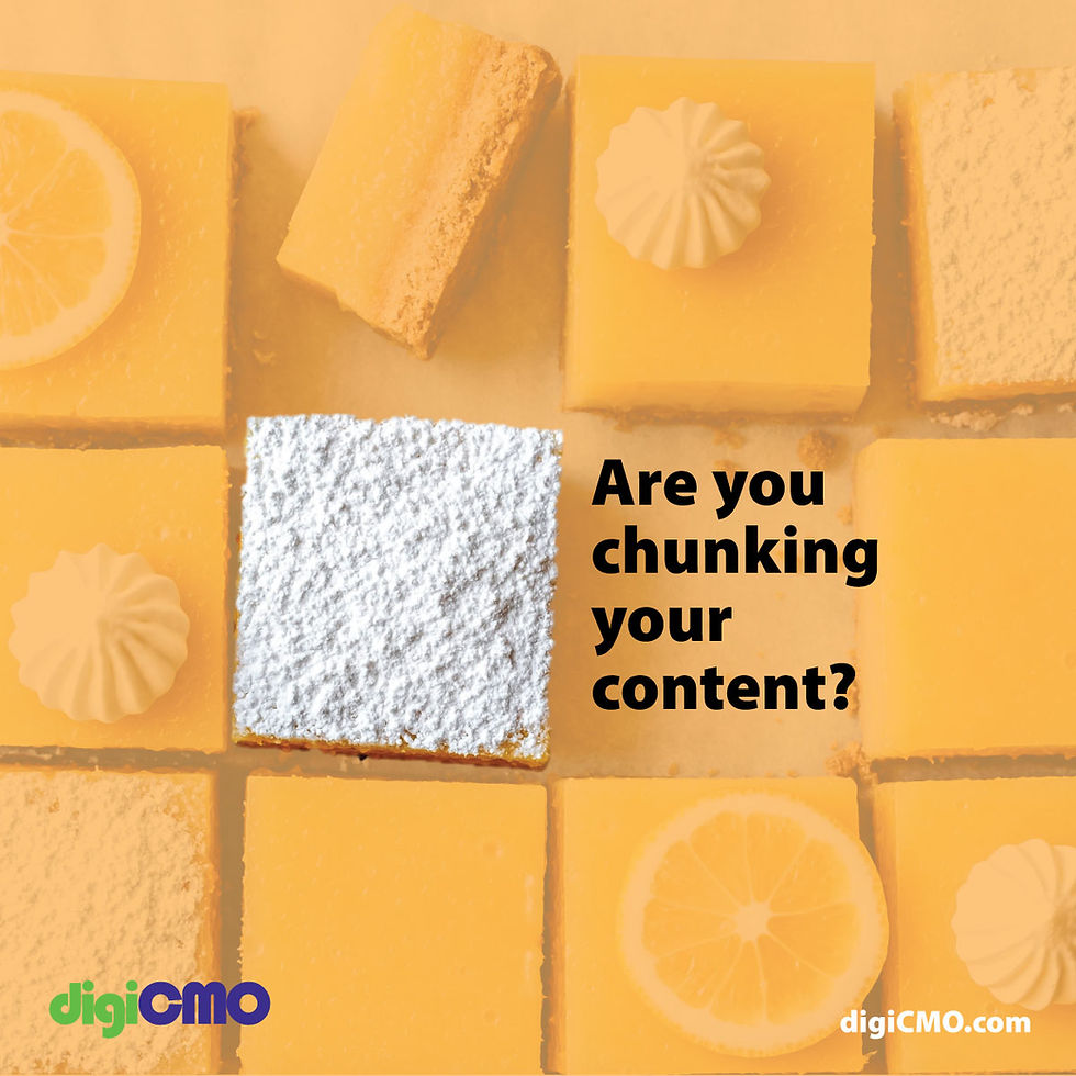 Why you should master the art of chunking